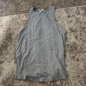 Lululemon grey open back tie tank top